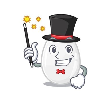 A picture of white egg performance as a Magician