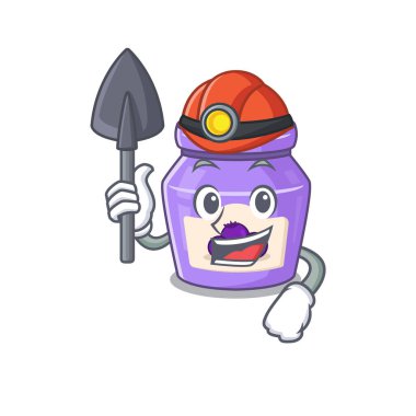 Akıllı Miner yaban mersini reçeli çizgi film karakteri tasarımı