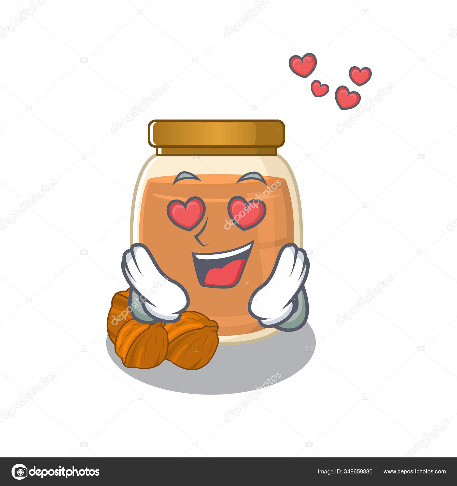 Romantic Falling Love Walnut Butter Cartoon Character Concept Vector Illustration Stock Vector Image by ©kongvector #349659880 Romantic Falling Love Walnut Butter Cartoon Character Concept Vector Illustration Stock Vector Image by ©kongvector #349659880
