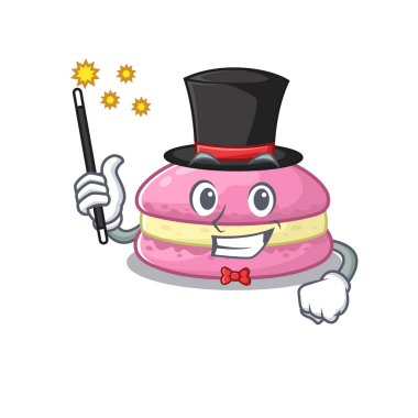 A picture of strawberry macarons performance as a Magician