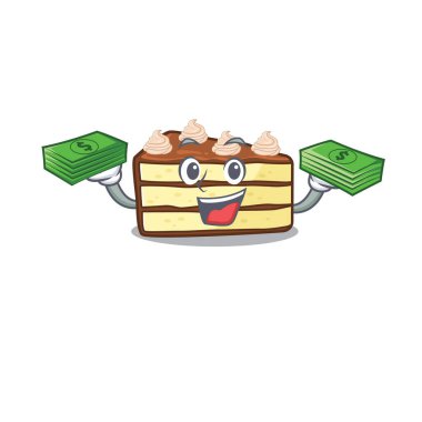 Havalı, zengin, çikolatalı pasta karakteri. Elinde para var.