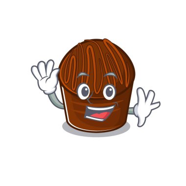 Dost canlısı çikolata maskotu tasarımı