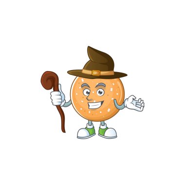 Sahnede cadı rolü yapan sevimli bir kurabiye.