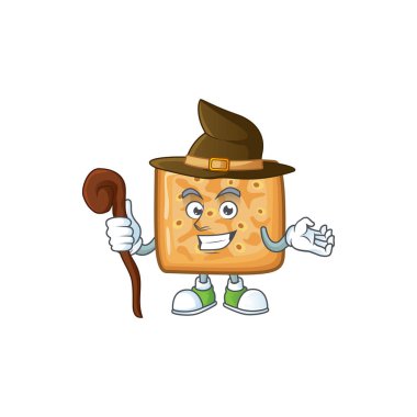 sweet and tricky Witch crackers cartoon character