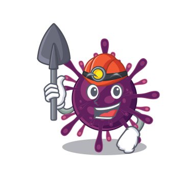Coronavirus böbrek yetmezliği karikatür karakter tasarımı çalışanı