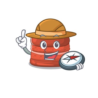 Kirazlı makarna. Elinde pusula olan deneyimli bir kaşif.