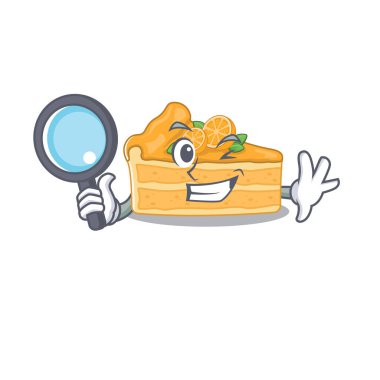 Cheesecake portakalı Akıllı Dedektif resim karakter tasarımı
