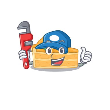 Çizgi film karakteri tasarımında Akıllı Muslukçu cheesecake portakalı