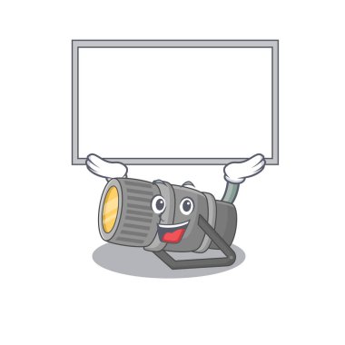 Sualtı el fenerinin mutlu çizgi film karakteri