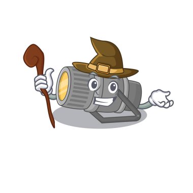 Şirin ve sinsi Cadı sualtı feneri çizgi film tasarımı tarzı