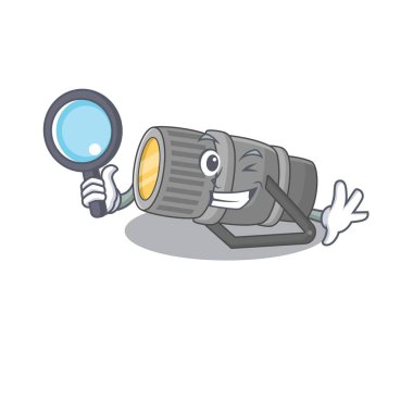 Akıllı Dedektif resim karakter tasarımında sualtı feneri