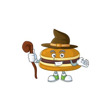 Tatlı ve kurnaz Cadı Dorayaki çizgi film karakteri