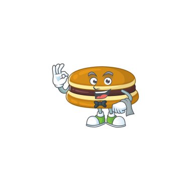 Restoranda çalışan Dorayaki bir garson.
