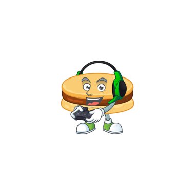 Sailor çizgi filmindeki beyaz şapkalı sevimli kahverengi alfajor.