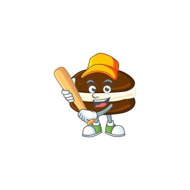 Çizgi film dizaynı, elinde beyzbol sopası olan turtalar.