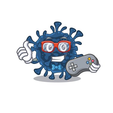 Decacovirus maskot tasarımının denetleyicili havalı oyuncusuName
