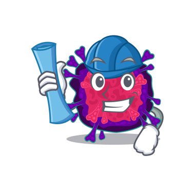 Gülümseyen mimar nyctacovirüs mavi iz ve mavi miğfere sahip