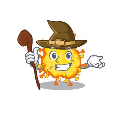 Şirin ve sinsi Cadı Minakovirüs çizgi film tasarımı tarzı