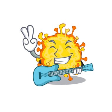 Akşam yemeği serin minacovirüs çizgi filmi gitar çalıyor.