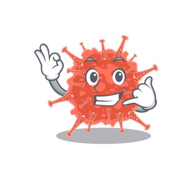 Ortocoronavirinae maskot tasarımı bana jest deyin