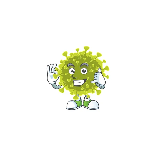 Називай мене смішним жестом глобальний дизайн мультфільму про спалах коронавірусу — стоковий вектор