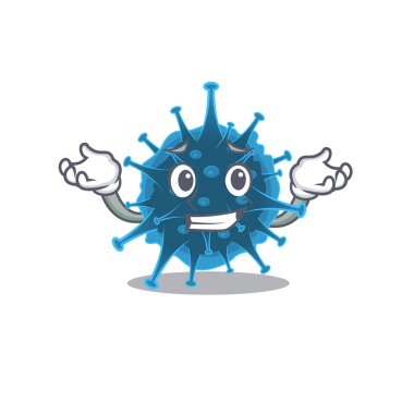 Moordecovirus maskot tarzının mutlu yüzü