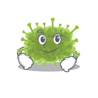 Kendine güvenen Haploviricotina 'nın maskot tasarımı.