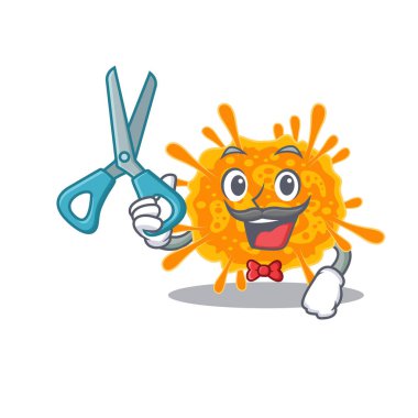 Berberli spor nobecovirus çizgi film karakteri tasarımı