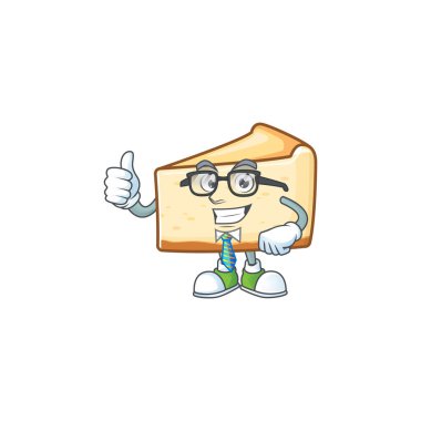 Çizgi film karakteri tasarımı. Başarılı bir iş adamı.