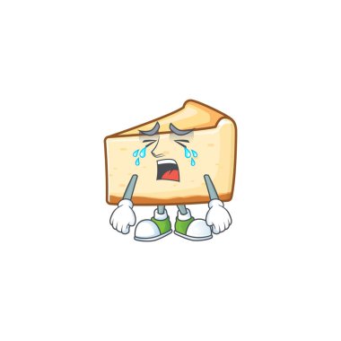 Ağlayan peynirli kek çizgi film karakteri konsepti