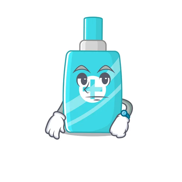 Design Mascote Creme Pomada Mostrando Gesto Espera Ilustração Vetorial — Vetor de Stock