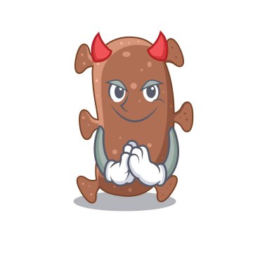 Şeytan çizgi film karakteri tasarımı tarzında giyinmiş İsrail aktrisleri. Vektör illüstrasyonu