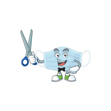 Sevimli Barber cerrahi maske makaslı karakter biçimi