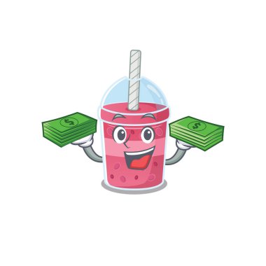 Zengin bir çilek çayı karakteri. Elinde para olan.