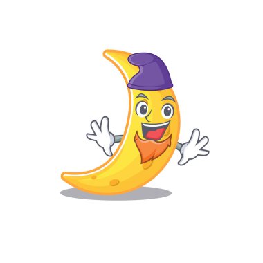 Elf çizgi filminde hilal şeklindeki sevimli bir resim.