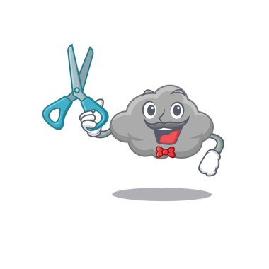 Berberli Gri Bulut çizgi film karakteri tasarımı