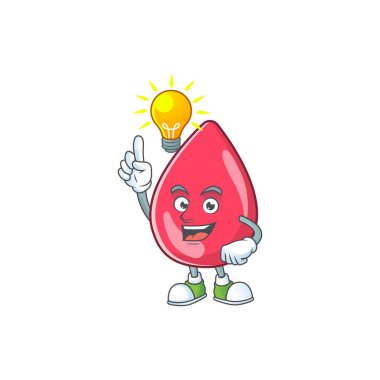 Dahi bir kırmızı kan maskotunun bir fikri vardır.