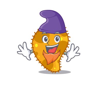 Elf çizgi filminde psödomonaların şirin bir resmi. Vektör illüstrasyonu