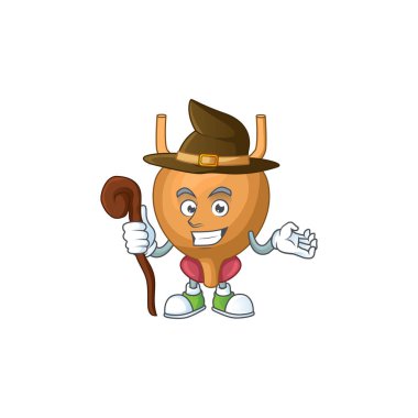 Şirin ve sinsi cadı sidik torbası çizgi film tasarımı tarzı