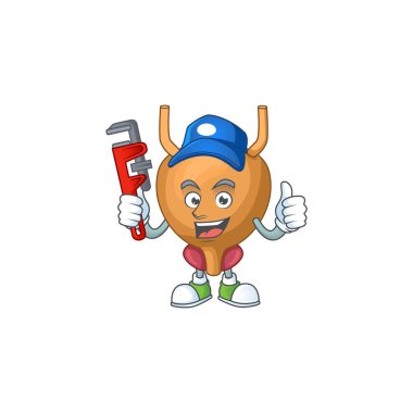 Maskot tasarımı mesane tasarımı akıllı tesisatçı olarak çalışır