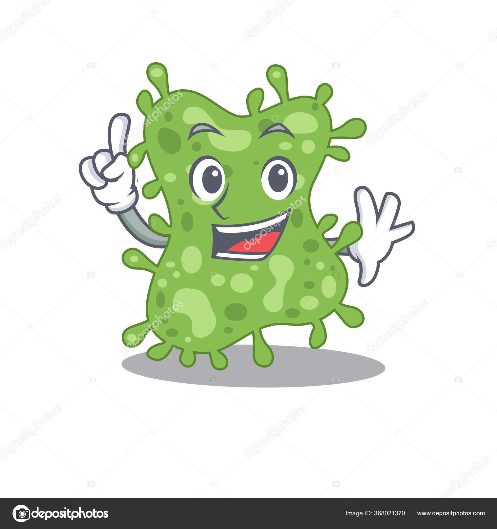 Salmonella Enterica Projekt Postaci Maskotki Jednym Gestem ...