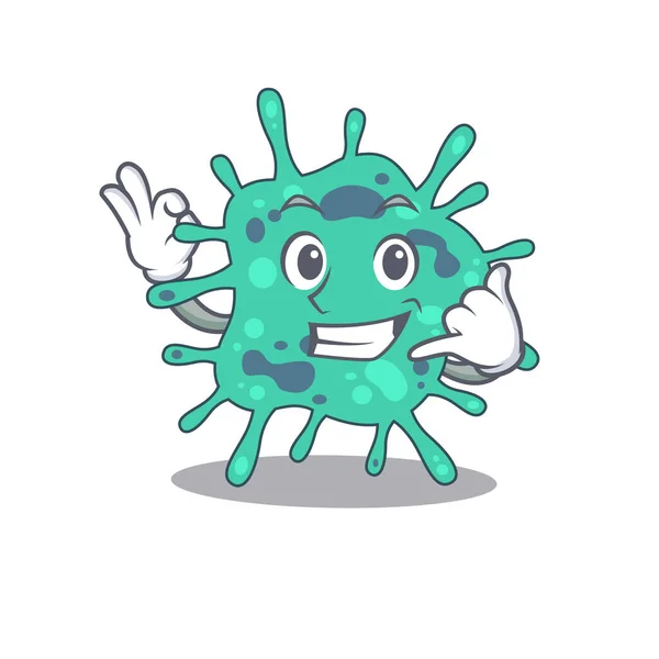 Cartoon Design Von Shigella Boydii Mit Nennen Sie Mich Lustige — Stockvektor