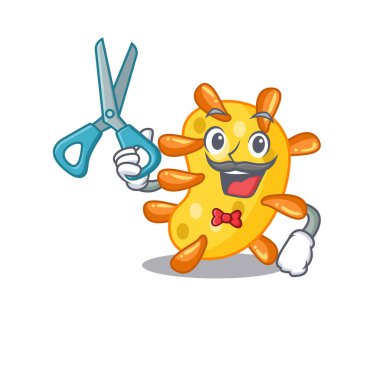 Berberli spor vibriyosu karakter tasarımı. Vektör illüstrasyonu