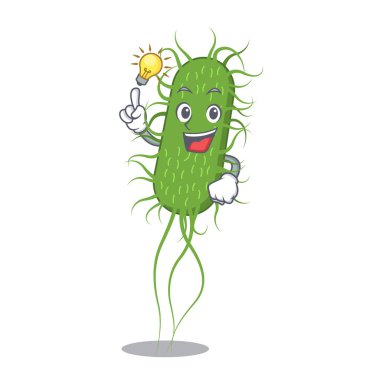 E.coli bakterisinin maskot karakter tasarımının zekice bir jesti vardır.