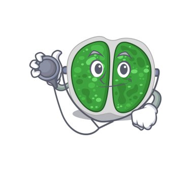 Doktor çizgi filminde aletleri olan bakterilere kolrokodil veriyor.