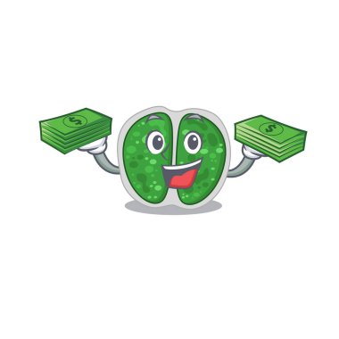 Zengin bir chroococcales bakteri çizgi film karakteri