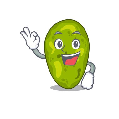Siyanobakterilerin maskot tasarım stili.