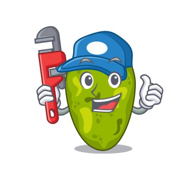 Aracıyla siyanobakteriler Akıllı Tesisatçı çizgi film karakteri tasarımı