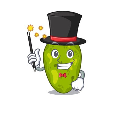 Çekici bir siyanobakteri çizgi film tasarımcısı.