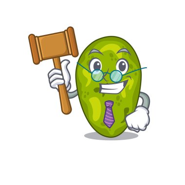 Gözlük takan mütevazı bir siyanobakteri çizgi film karakteri tasarımcısı.